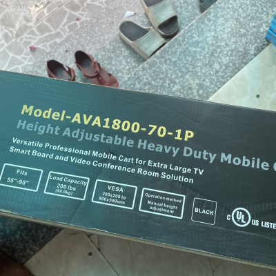 Giá Treo TiVi Di Động North Bayou AVA1800 Màu Đen Lắp Cho Màn Hình Từ 55 inch - 80 inch Nhập Khẩu