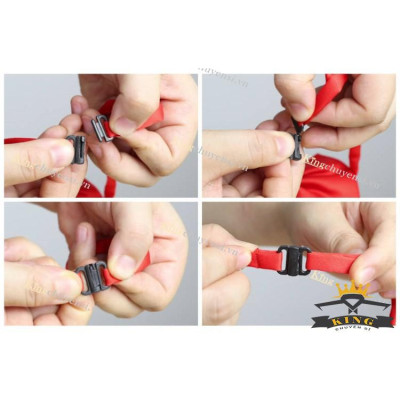 Nơ đeo cổ nam chú rể vải lụa phi bóng giá rẻ KING 