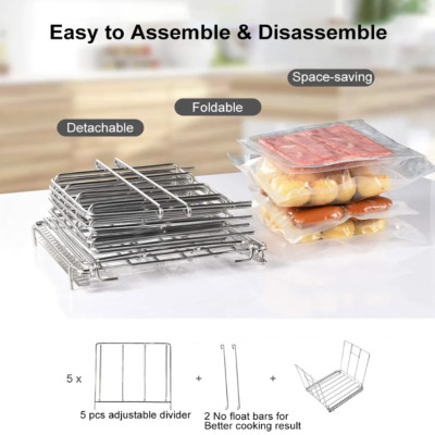 Máy nấu chậm Sous Vide BioloMix SV-8006 thế hệ thứ 2, công suất 1200W - Hàng chính hãng, bảo hành 12 tháng