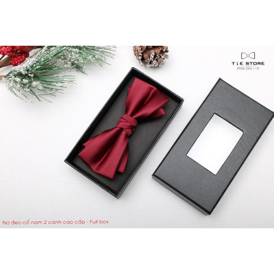 NHIỀU MẪU Nơ Đeo Cổ Nam Chú Rể Cánh kép, Nơ Nam Đẹp, Nơ MC Ca Sỹ -  Full box