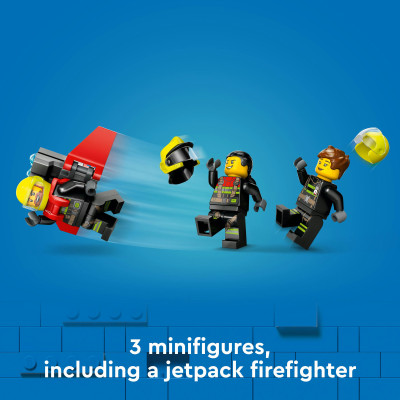 LEGO CITY 60413 Đồ chơi lắp ráp Máy bay cứu hỏa (478 chi tiết)