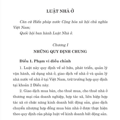 Luật Nhà ở