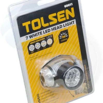 ĐÈN SOI 7 LED TRẮNG DÙNG PIN TOLSEN 60011 - HÀNH CHÍNH HÃNG