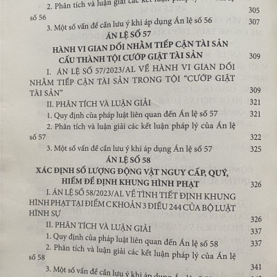 Án Lệ Việt Nam - Phân Tích  và Luận Giải ( Từ Án lệ số 44 đến Án lệ số 70 ) Tập 2