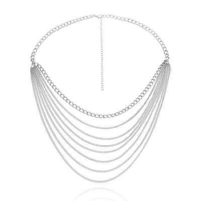 Thắt lưng belt chain nhiều lớp ấn tượng siêu tôn eo cá tính unisex