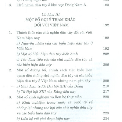 Chủ Nghĩa Dân Túy Trong Đời Sống Chính Trị Thế Giới Và Gợi Ý Tham Khảo Đối Với Việt Nam
