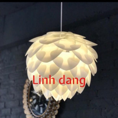 Đèn thả hoa sen trắng DT