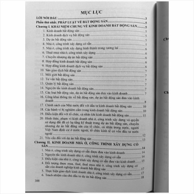 Sách Pháp Luật về Môi Giới, Đầu Tư Kinh Doanh Bất Động Sản, Đất Đai và Nhà Ở - V2461T