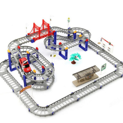  Bộ Lắp Ghép Đường Đua ô Tô Cho Bé Kích Thích Sáng Tạo 88 Chi Tiết