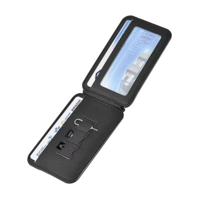 Ví da đựng Card từ tính WiWU Mag Wallet Pro ATM Visa tích hợp giá đỡ đa năng Card Holder cho iPhone 16 15 14 13 12 S22 S23 S24 Z FLlip Fold - Hàng nhập khẩu