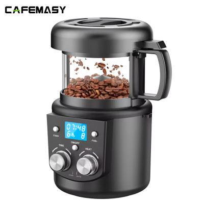 Máy rang hạt cà phê công nghệ gia nhiệt không khí chuyên nghiệp Thương hiệu Cafemasy Mỹ cao cấp Mã CCR-305D - Hàng Nhập Khẩu, Bảo Hành 12 Tháng