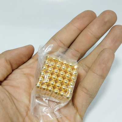Nam Châm Bi Từ Tính Neko Chengjie Magnetic Material (Size 5mm Gold)