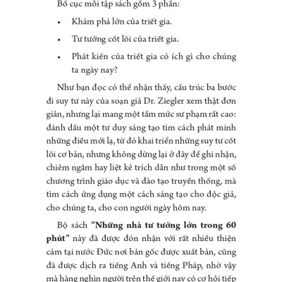 Những Nhà Tư Tưởng Lớn - Buddha Đức Phật Trong 60 Phút - Vanlangbooks