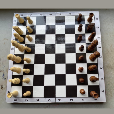 Bộ cờ vua gỗ đạt chuẩn bàn 35x 35cm,quân 7,2