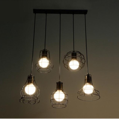 Đèn thả chao sắt, đèn trang trí