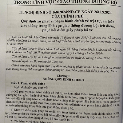 Luật Trật Tự, An Toàn Giao Thông Đường Bộ Và Văn Bản Hướng Dẫn