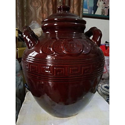 Chum đựng rượu gốm sứ Bát Tràng loại 50L