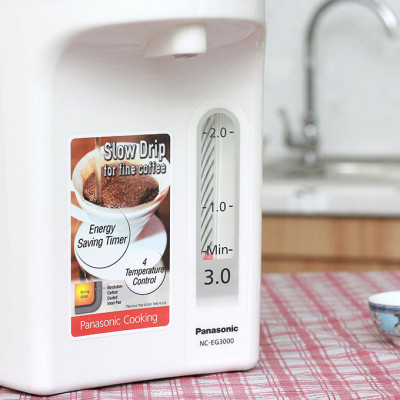 Bình Thủy Điện Panasonic NC-EG3000CSY - Xuất xứ Thái Lan - Dung tích 3L - Công suất 700W - Ruột bình phủ carbon hạt nổi - Chức năng hẹn giờ và tẩy cặn - Bảo Hành 12 Tháng - Hàng Chính Hãng