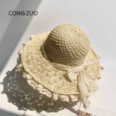 Mũ nón đi biển rộng vành chống nắng phối ren là sản phẩm hoàn hảo để bảo vệ da và tóc khỏi tác hại của tia UV dona2505211