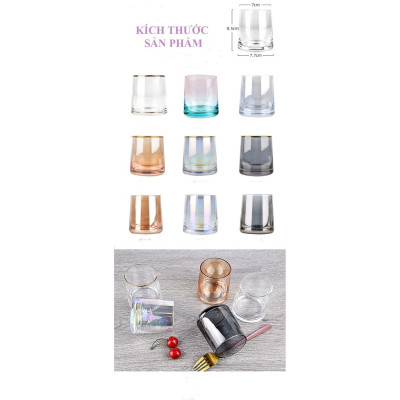 Ly Thủy Tinh Hình Tròn Sang Trọng