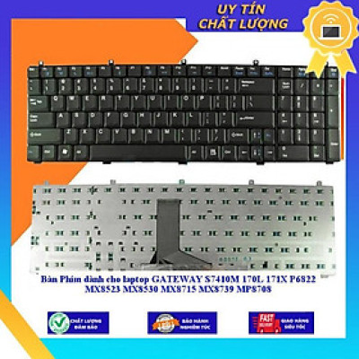 Bàn Phím dùng cho laptop GATEWAY S7410M 170L 171X P6822 MX8523 MX8530 MX8715 MX8739 MP8708 - Hàng Nhập Khẩu New Seal
