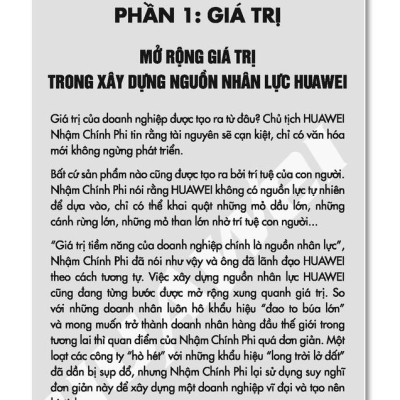 Sách - Tinh Hoa Quản Lý Nguồn Nhân Lực Huawei