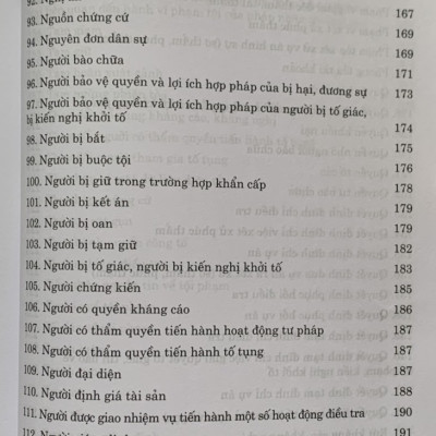 Thuật ngữ pháp lý tố tụng hình sự