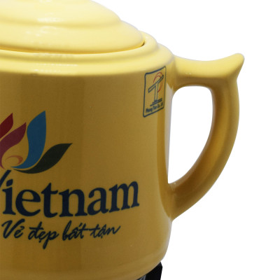 Ấm sắc thuốc Trường An TA68 Vàng - Hàng chính hãng - Gốm sứ cao cấp - Điện gia dụng - Siêu thuốc - Siêu điện - Ấm sắc thuốc bằng điện - Dụng cụ nấu thuốc -Hàng Việt Nam chất lượng cao