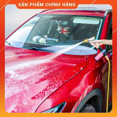 Bộ dây vòi xịt nước ️ ,tăng áp 3 lần,loại 7m,10m 206236 đầu đồng,đai,nối nhựa v+ túi đựng bút .