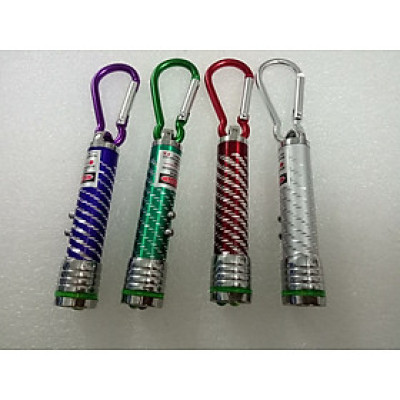 Móc khóa đa năng có đèn Laze để trình chiếu + đèn pin - Hàng chính hãng