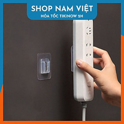 Combo 15 cặp kẹp dán tường thông minh - Không cần khoan lỗ, đục tường- Chịu lực lên đến 3Kg