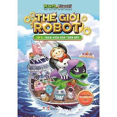 Sách - Trái Cây Đại Chiến Zombie - Thế Giới Robot - Tập 6 - Thám Hiểm Đảo Thần Bếp - Huy Hoàng Bookstore