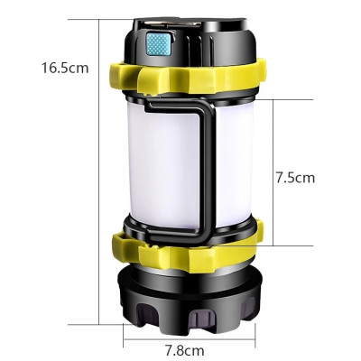 Đèn pin cầm tay tìm kiếm cứu nạn Terino HC-260 (chống nước) - Hàng chính hãng