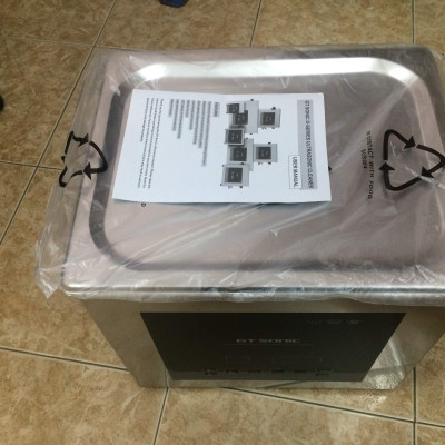 Máy rửa dùng sóng siêu âm hiệu GT sonic dung tích 9 lít, công suất 200W, tần số 40KHZ, dùng làm sạch bề mặt vật liệu -Hàng chính Hãng