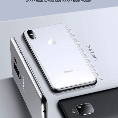 Ốp Lưng Đựng Thẻ Siêu Mỏng Gắn Lưng Điện Thoại Silicon 3M-Chính Hãng Baseus