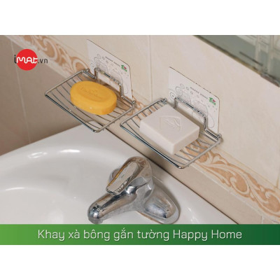iMat Khay xà bông gắn tường Happy Home