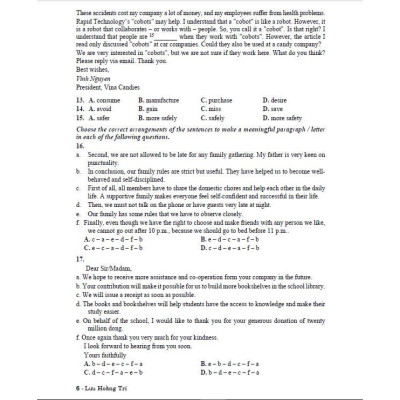 Sách - Giới thiệu bộ đề thi môn tiếng anh tốt nghiệp THPT (theo chương trình GDPT mới - áp dụng từ năm 2025) - HA