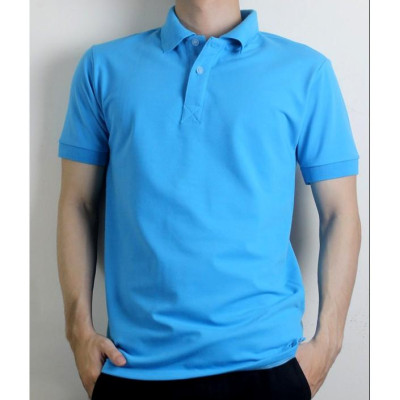 Áo Thun Andromeda Màu Xanh Ya Xanh Da Trời Có Cổ Cá Sấu 4 Chiều Nam Nữ