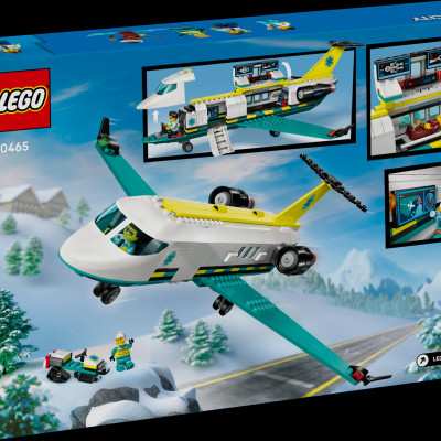 Đồ Chơi Lắp Ráp Máy Bay Cứu Hộ Khẩn Cấp - Lego City 60465 (403 Mảnh Ghép)