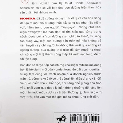 Bí Mật Sáng Chế Của Honda