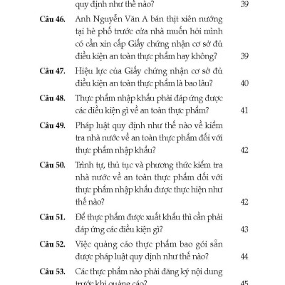 Tư Vấn, Phổ Biến Và Áp Dụng Pháp Luật An Toàn Vệ Sinh Thực Phẩm