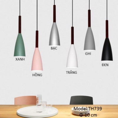 Đèn thả trang trí, đèn decor, đèn thả bàn ăn nhiều màu sắc sắc