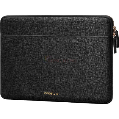 Túi chống sốc Innostyle Lux Leather Laptop PLS-10BLK - Hàng chính hãng