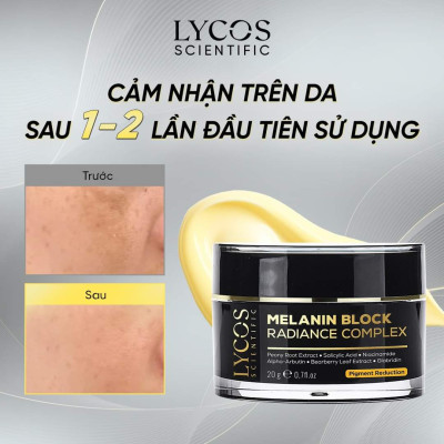 Combo 3 - Sáng Da Mờ Nám Lycos : Tinh chất Peel Da Lycos + Kem Nám Đêm Lycos + Dưỡng ẩm Lycos