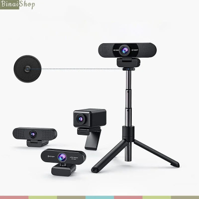 Emeet SmartCam S600 - Webcam Họp Trực Tuyến Góc Rộng, Độ Phân Giải 4K, Tốc Độ 60FPS, Tự Động Lấy Nét Chỉnh Sáng [TẶNG CHÂN WEBCAM] - Hàng chính hãng