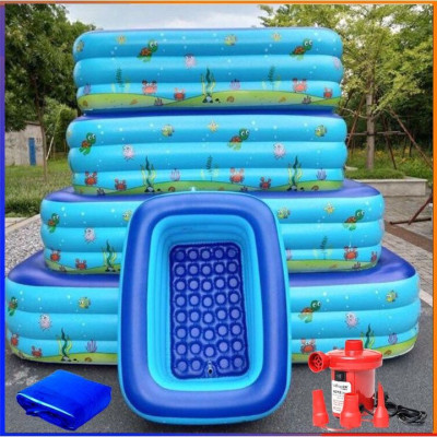 Bể bơi bơm hơi trẻ em chính hãng D Danido, Phao bơi cho bé 1.2m/1.5m/1.8m chất lượng, bền đẹp, 2 tầng - 3 tầng, dày dặn, chống trượt, Bể bơi cho bé, Hồ bơi nhân tạo