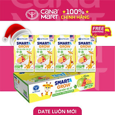 Thùng 48 hộp Sữa dinh dưỡng Smarta Grow Trái Cây 110ml