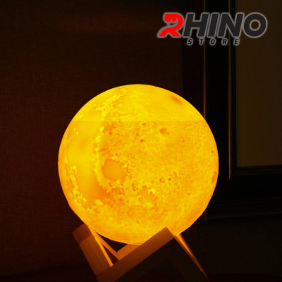 Máy phun sương tinh dầu tạo ẩm Rhino H302 hình mặt trăng, dung tích 880ml, nhỏ gọn - Hàng chính hãng