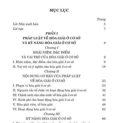 Cẩm nang công tác hòa giải ở cơ sở ( bản in 2024)