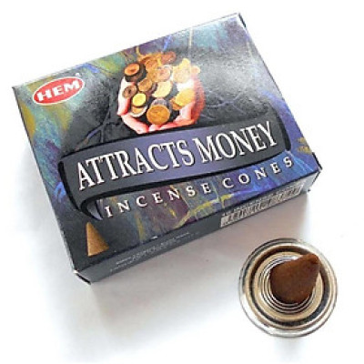 Hương nụ HEM (HEM Cones) Kêu gọi tài lộc - Hương Ấn Độ cao cấp - Thu Hút Tài Lộc, Hỗ Trợ Sự Nghiệp